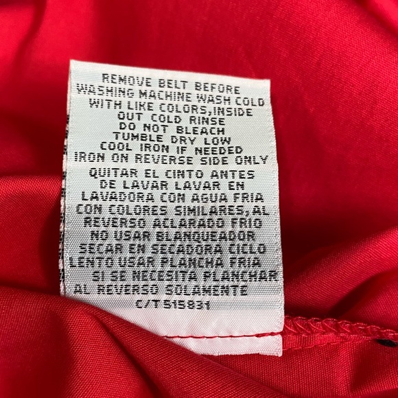 Julian Taylor Lattice Neckline Belted Dress - Picture 11 of 11